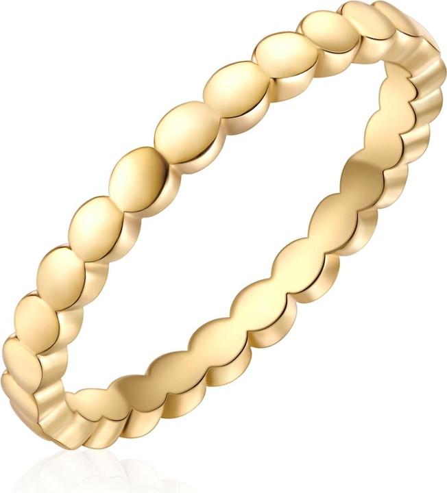 Actual product image Glanzstücke München Ring Sterling Silber gelbgold - 38524 (48, 925 Silver)