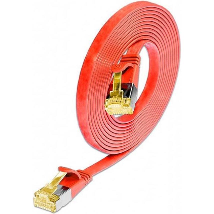 Wirewin Slim Patchkabel: U/FTP, 2.0m, rot (U/FTP, CAT6a, 2 m), Netzwerkkabel