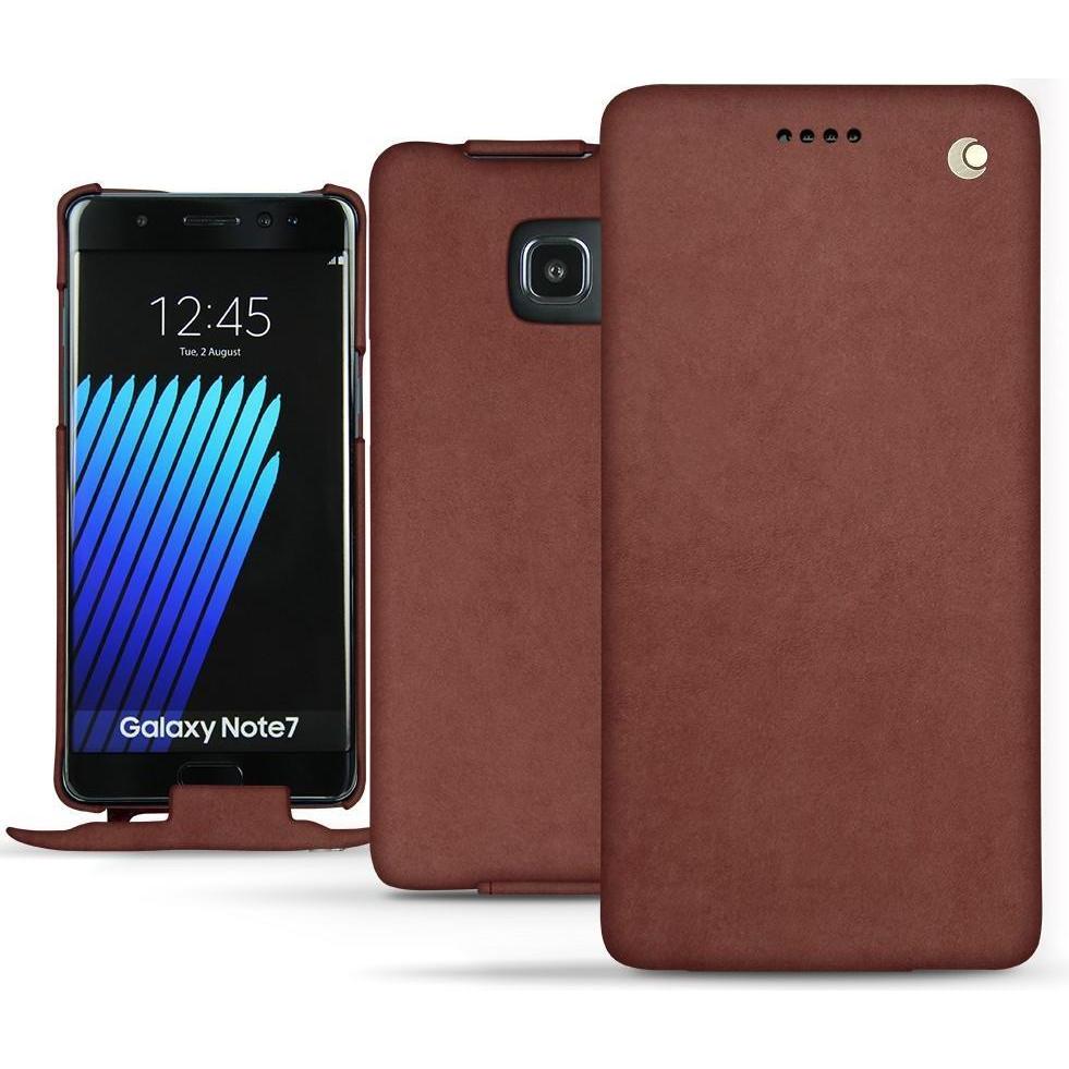 Thumbnail - Noreve Lederschutzhülle vertikal (Samsung Galaxy Note 7), Smartphone Hülle, Rot