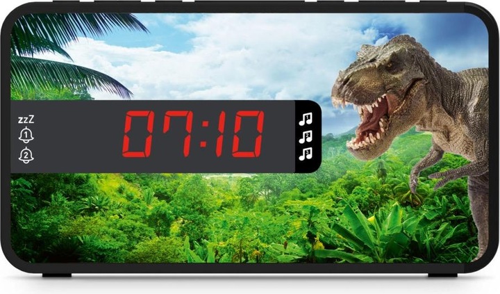 Productafbeelding Bigben Dubbele wekker R16 - Dino