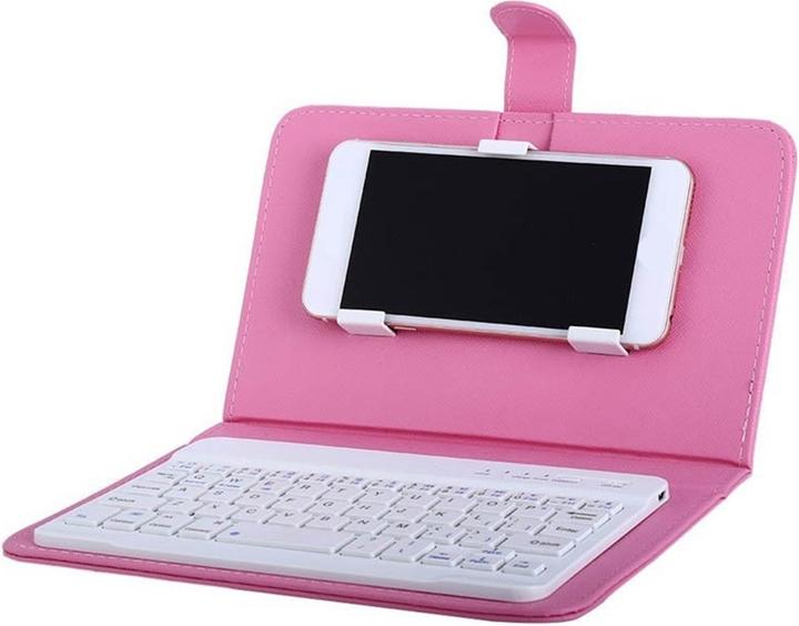 Produktbild PhoneLook Universelle Smartphone Hülle mit abnehmbarer Bluetooth-Tastatur hell- (Apple iPhone 6)