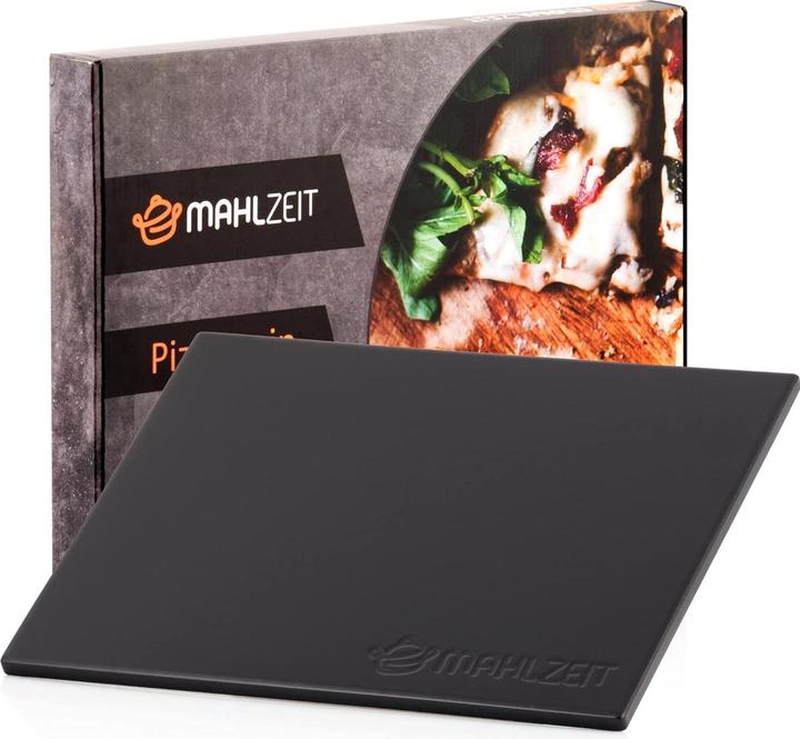 Malzeit Pizzastein eckig für Grill und Backofen