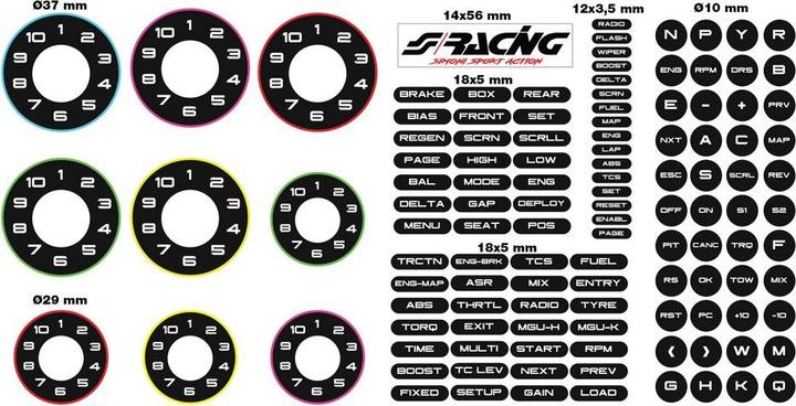 Image du produit Simoni Racing Autocollant Volant