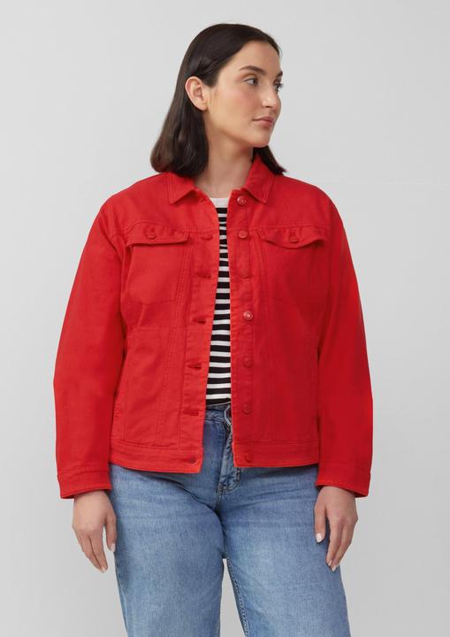 Image du produit S.Oliver Indoor-Jacke Elastische Jeansjacke mit seitlichen Eingrifftaschen (46)