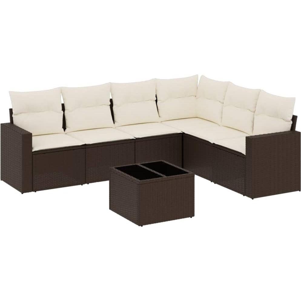 VidaXL, Gartenlounge, 10-tlg. Garten-Lounge-Set mit Kissen