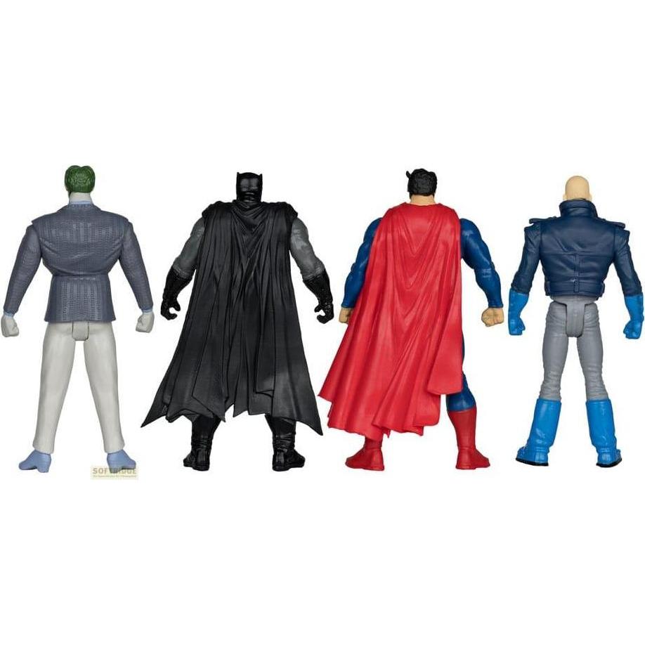 McFarlane DC Direct Page Punchers Actionfiguren 4er-Pack Batman & Son of Batman & Superman & Joker 7 cm