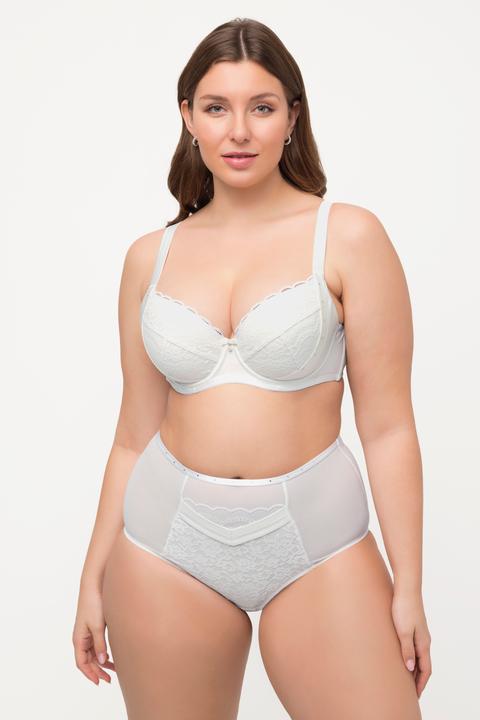 Produktbild Ulla Popken Maxislip, Shapewear, Spitzeneinsatz, Ziersteine (60)