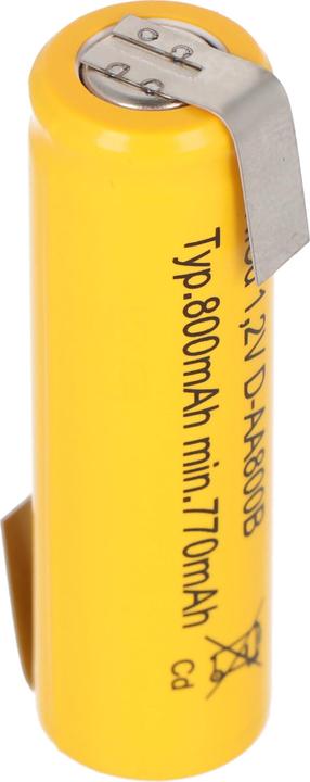 Produktbild AccuCell Akku Flat Top Mignon AA Lötfahne Z-Form (AA)