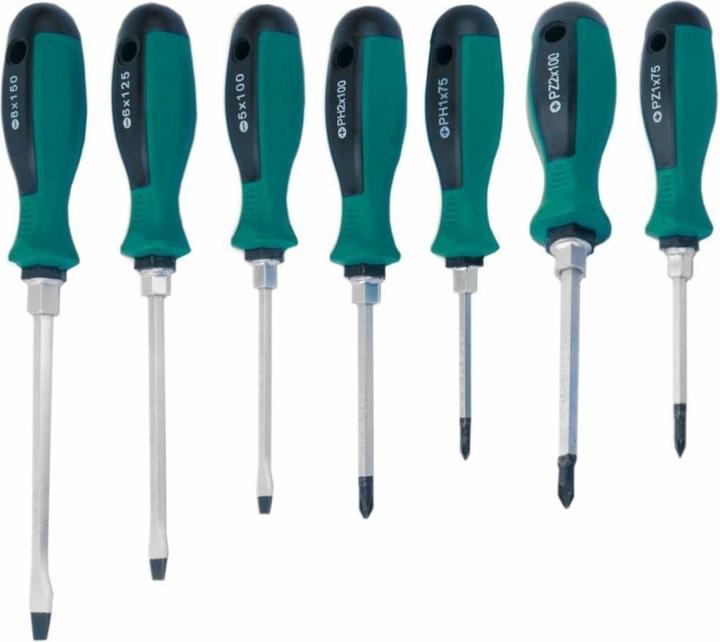 Actual product image Mannesmann Screwdriver set 7 pcs.