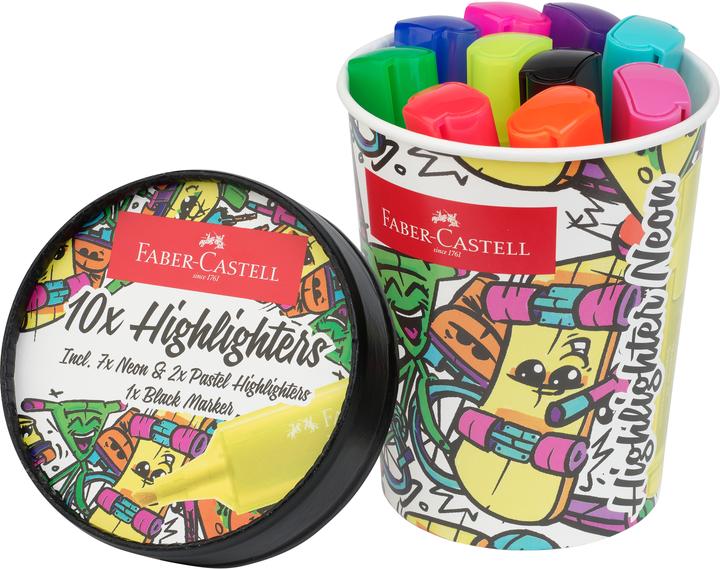 Produktbild Faber-Castell Leuchtstift Icecream cup 1-5mm (10x)