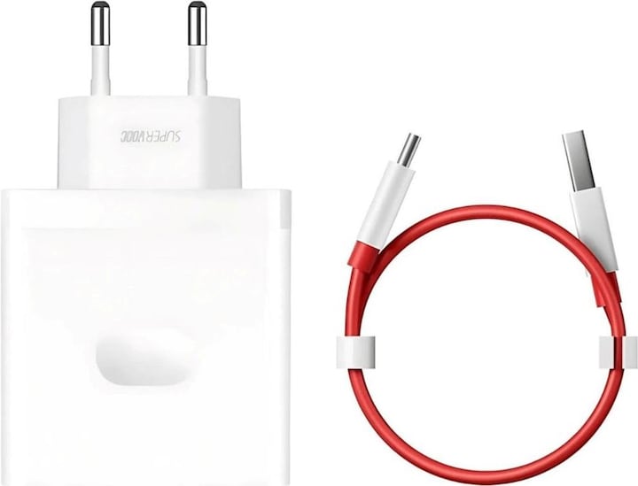 Actual product image OnePlus Charger SUPERVOOC 100W One Port with Cable - White (100 W)