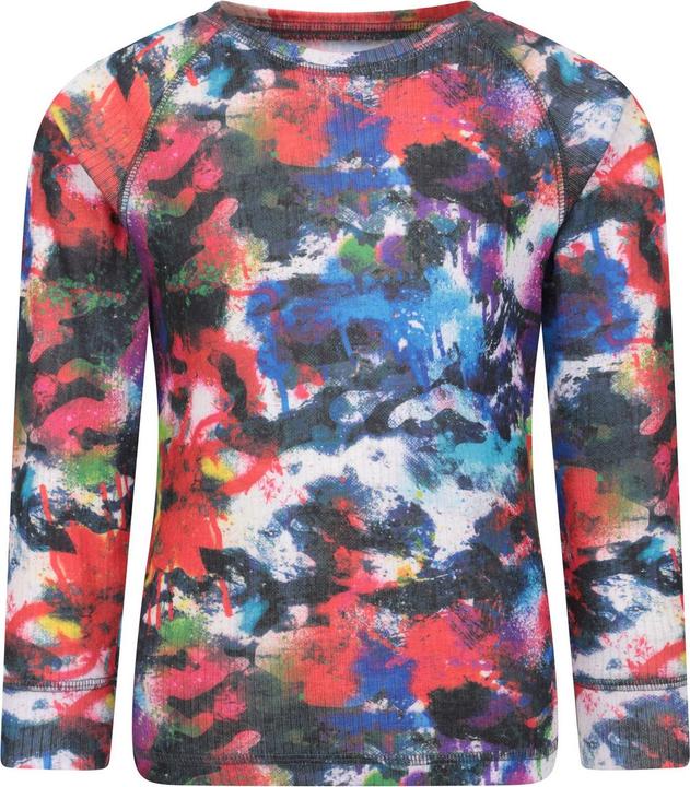 Actual product image Mountain Warehouse Childrens/Kids Talus Painted Effect Long-Sleeved Base Layer Set (104)