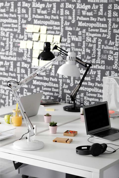 Image du produit Alba Lampe de bureau Architect Fluorescent Noir 260 x 260 x 890 mm (E27)