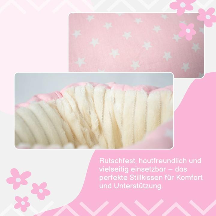 Actual product image Hermex Baby-Stillkissen Lagerungskissen Arm-Stützkissen Lagerungsrolle Entlastungspolster