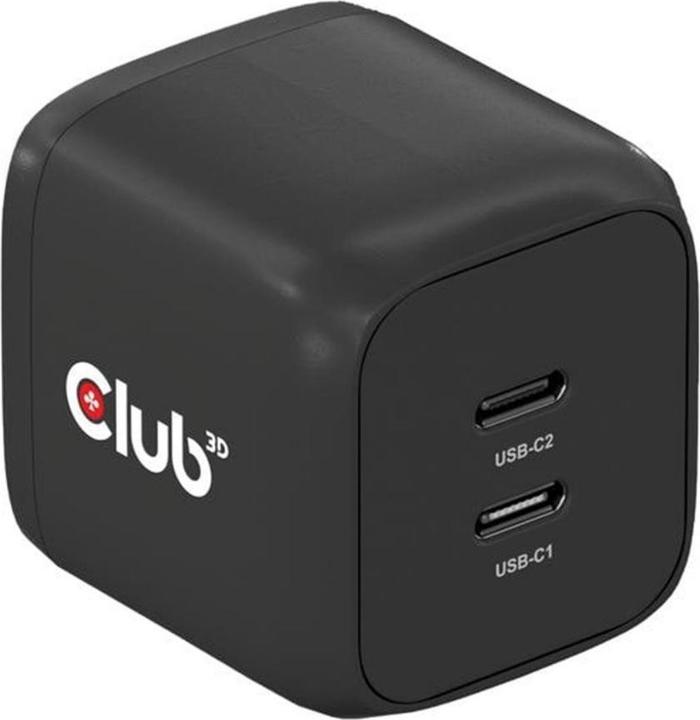 Produktbild Club 3D Ladegerät PPS 45W GAN, Power Delivery (PD) 3.0 (45 W, 2 Ports)