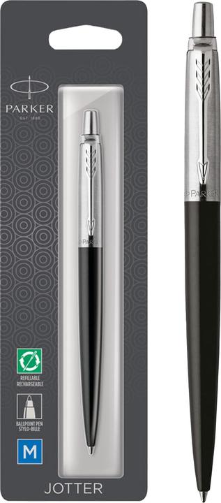 Productafbeelding Parker Biros JOTTER Bondstraat BL M (Chroom, Zwart, 1 x)