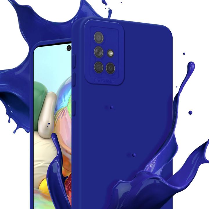 Actual product image Cadorabo Case for Samsung Galaxy A71 4G in TPU Fluid LM162 Style (Samsung Galaxy A71)