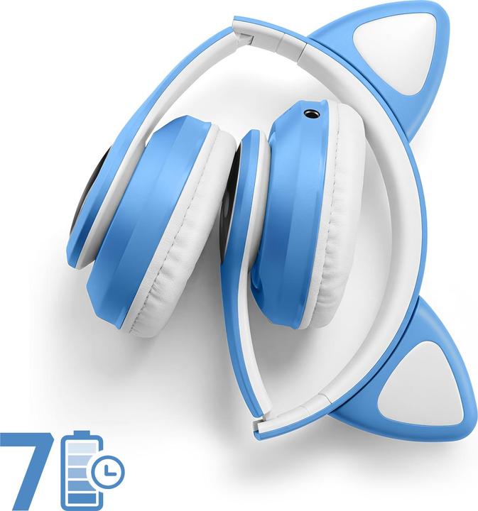 Produktbild Avizar Bluetooth Kinderkopfhörer Katzenohren