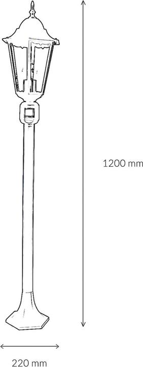 Produktbild Licht-Erlebnisse Aussenleuchte Bristol (E27, IP44)