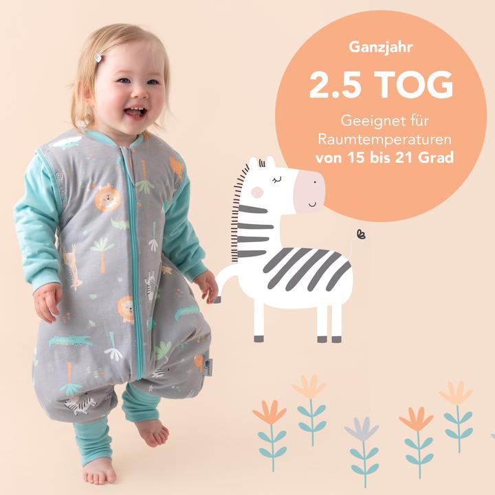 Image du produit Schlummersack Gigoteuse à pieds - 2.5 TOG toutes saisons (90 cm, 2.5 TOG, Toute l'année)