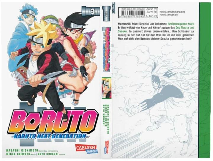 Actual product image Boruto - Naruto the next Generation 3 (German, Masashi Kishimoto, 2018)