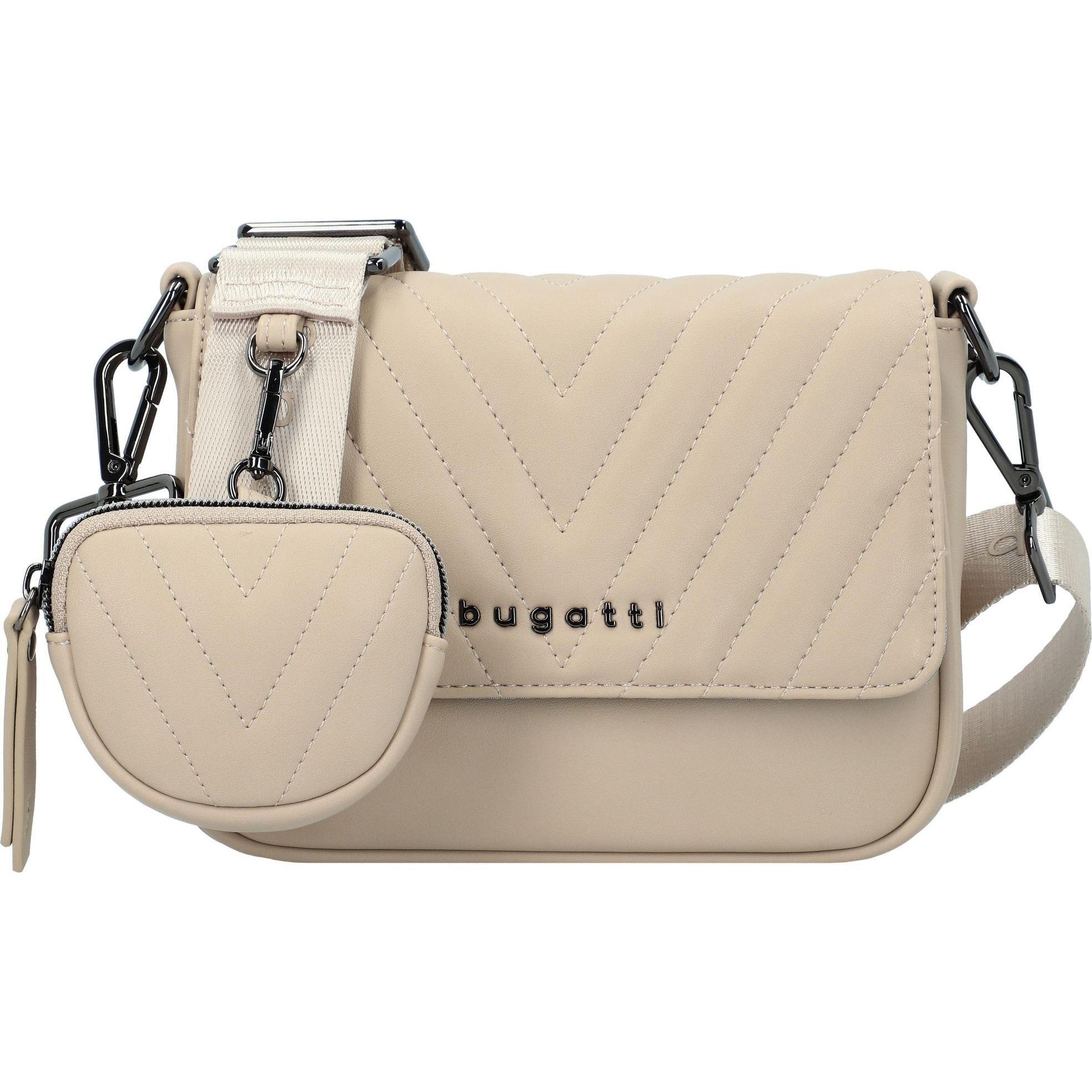 Bugatti, Handtasche, Umhängetasche Sira Crossover Bag, Braun