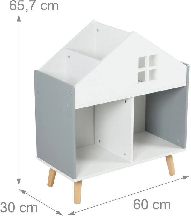 Actual product image Relaxdays Kids' bookshelf (60 x 30 x 65.70 cm)