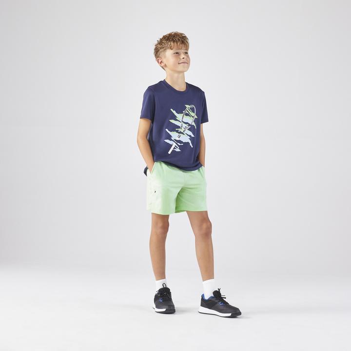 Immagine prodotto Artengo Kinder Tennisshorts - TSH Dry Jr hellgrün (164)