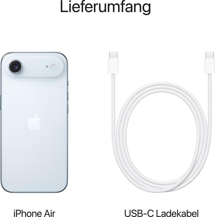 Produktbild Apple iPhone Air (1000 GB, Sky Blue, 6.50", Dual SIM, 5G)
