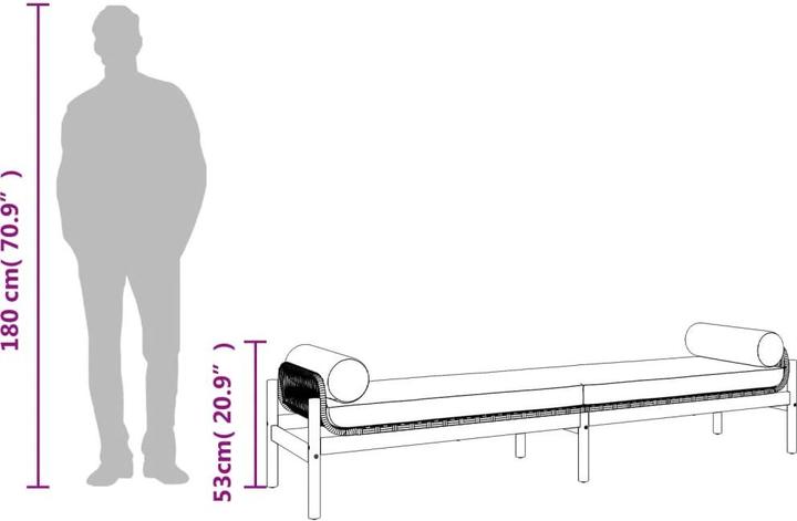 Actual product image vidaXL Garden bench