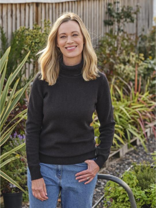 Produktbild Woolovers Lambswool Polo Neck Pullover (XXL)