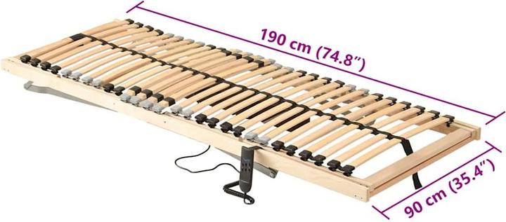 Actual product image vidaXL Electric bed base