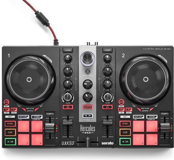 Produktbild Hercules DJ Inpulse 200 MK2 mit Ständer Silber
