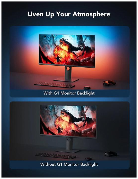 Actual product image Govee LED Stripe Gaming G1 (RGBW, 200 cm, Indoor)