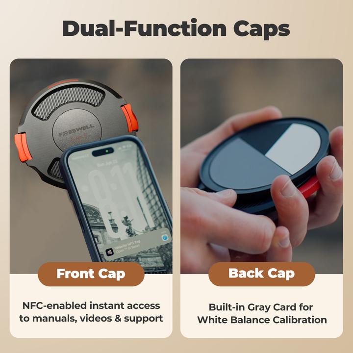 Productafbeelding Freewell Real Locking Variable ND/CPL Filter Mega Kit (82 mm, ND / grijsfilter)