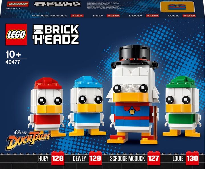 Immagine prodotto LEGO BrickHeadz - Scrooge McDuck, Tick, Trick e Track (40477, LEGO Brickheadz)