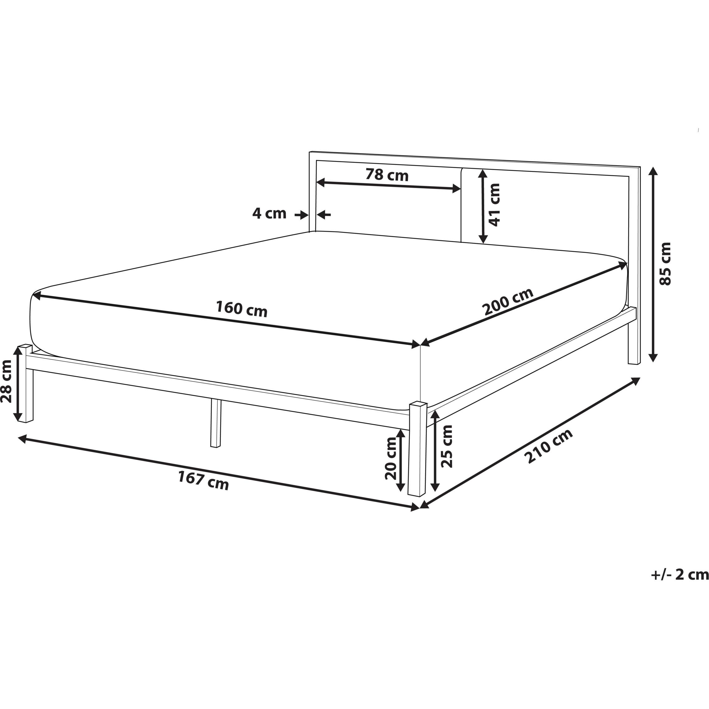Thumbnail - Beliani, Bett, Clamart (160 x 200 cm)