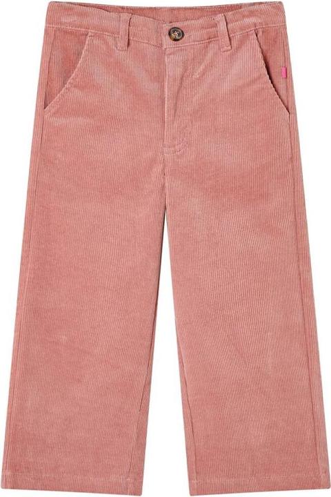 Actual product image vidaXL Children's trousers corduroy antique pink 104,Material: 90 % cotton. 8 (104)