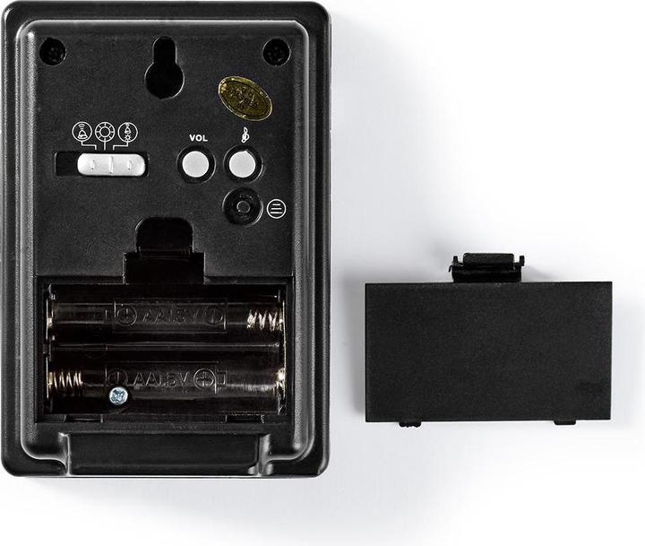 Image du produit Nedis Sonnette sans fil Alimentation par piles 3 V DC 1x CR2032 Volume : 80 dB Portée du signal : 300 m