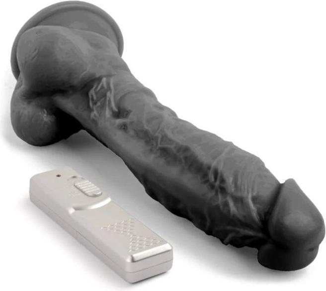 Immagine prodotto vscnovelty Mr Rude Buzzer Schwarzer Vibrator Penis 25'4 cm