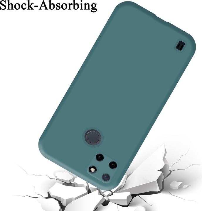 Productafbeelding Cadorabo TPU Liquid Silicone Case Cover voor Realme C21Y / C25Y (Realme C25Y, Realme C21Y)