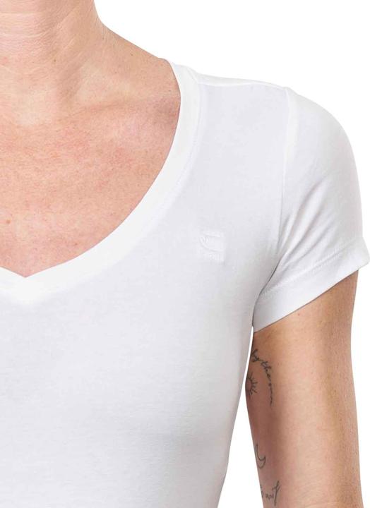 Produktbild G-Star Short Sleeve Base T-Shirt V-Neck White (S)