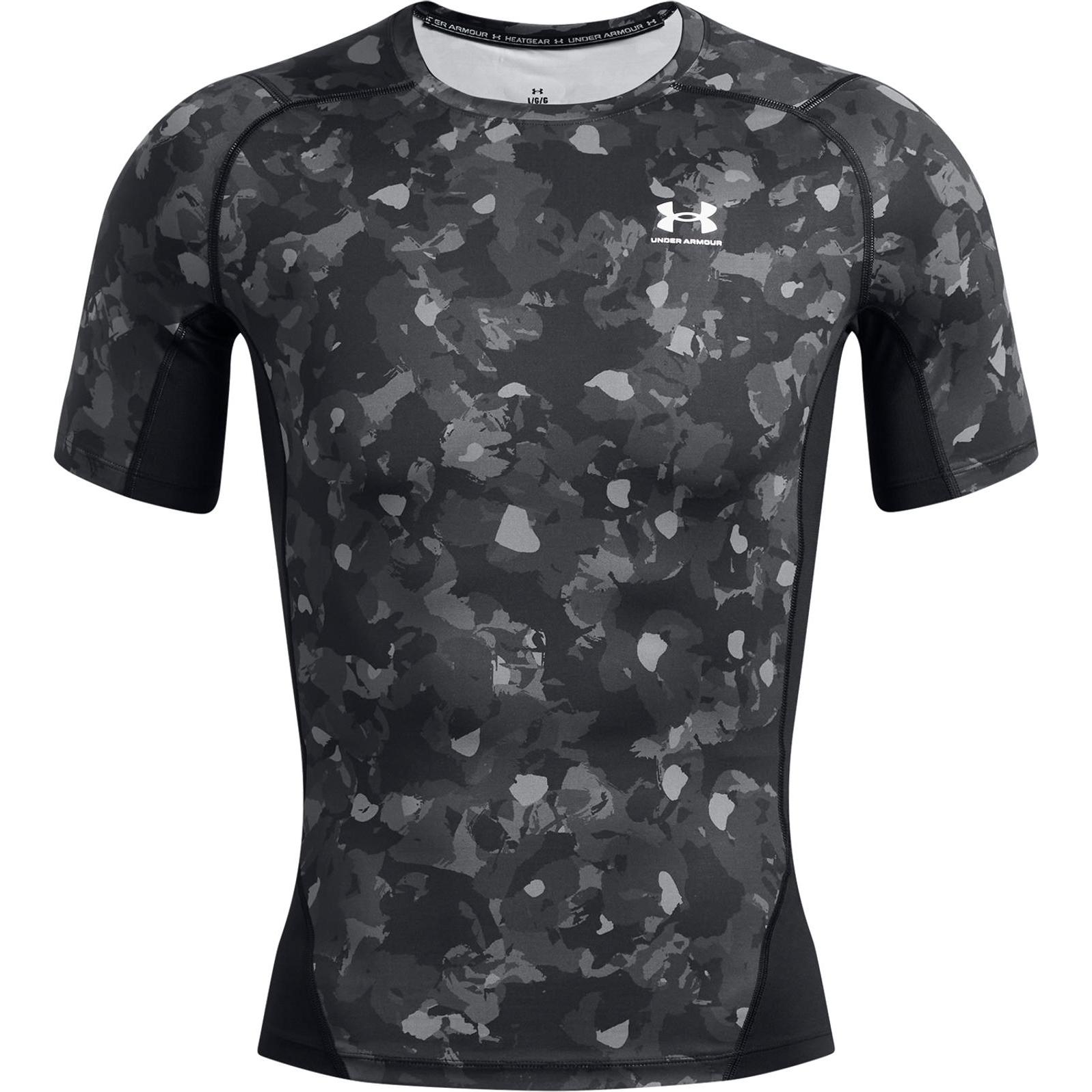 Under Armour, Herren, Sportshirt, HeatGear (XS), Weiss, Schwarz, XS