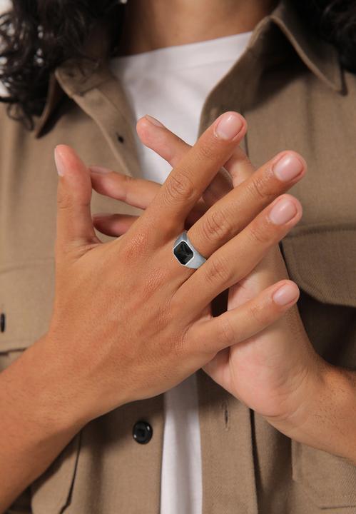 Actual product image Kuzzoi Signet ring (58, 925 Silver)