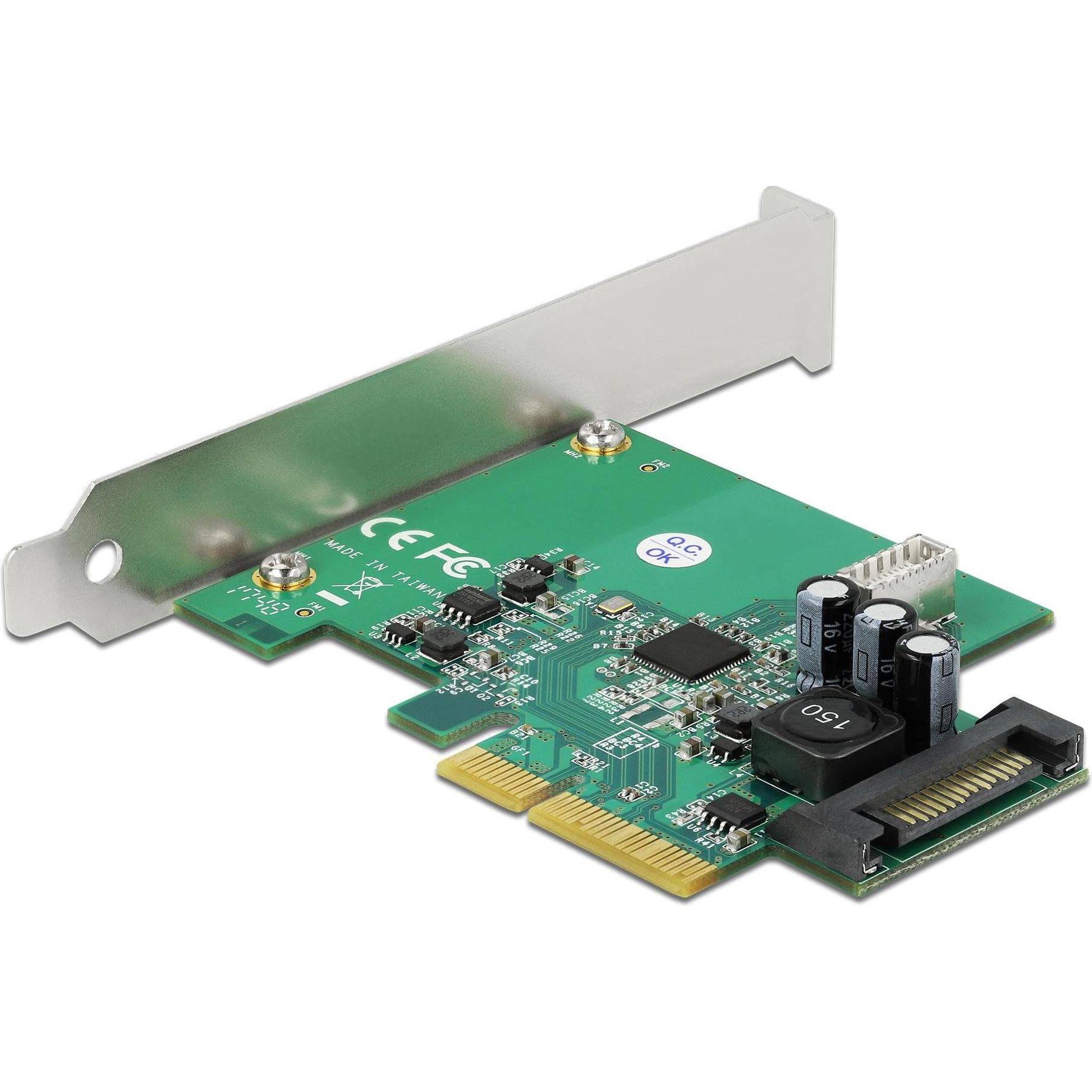 Delock PCI Express Karte zu 1 x intern USB 3.2 Gen 2 Key B 20 Pin Buchse, Kontrollerkarte