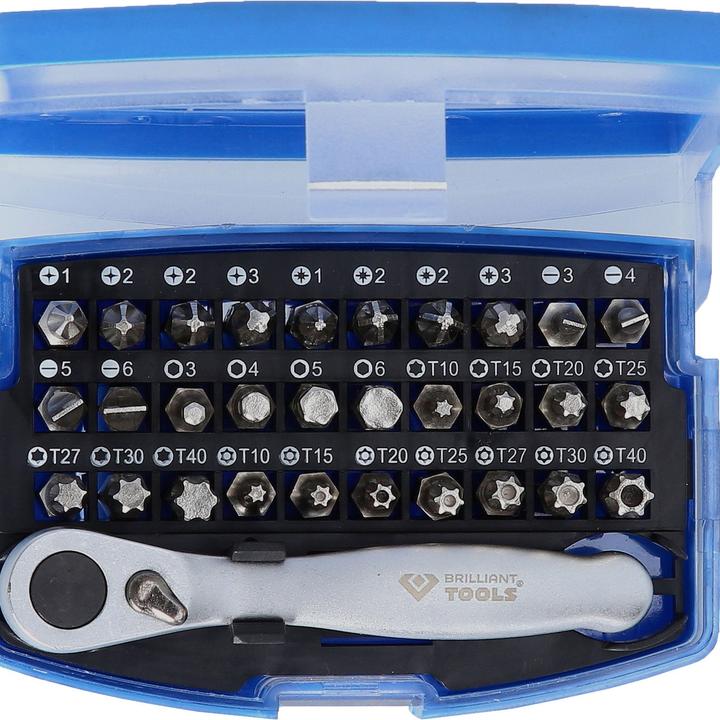 Produktbild KS Tools Bit-Satz mit Bit-Umschaltratsche 32-teilig