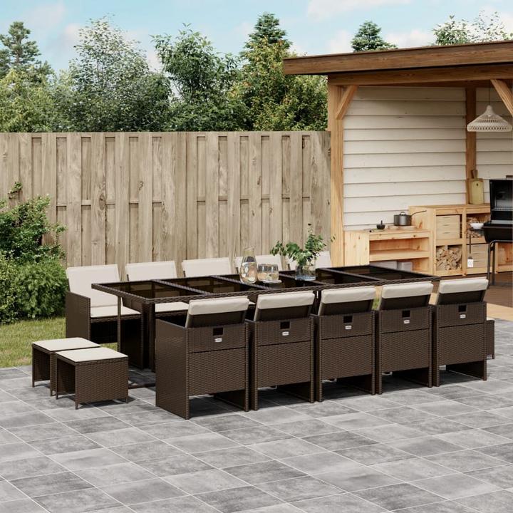 Produktbild vidaXL Garten Essgruppe (275 x 106 x 73 cm)