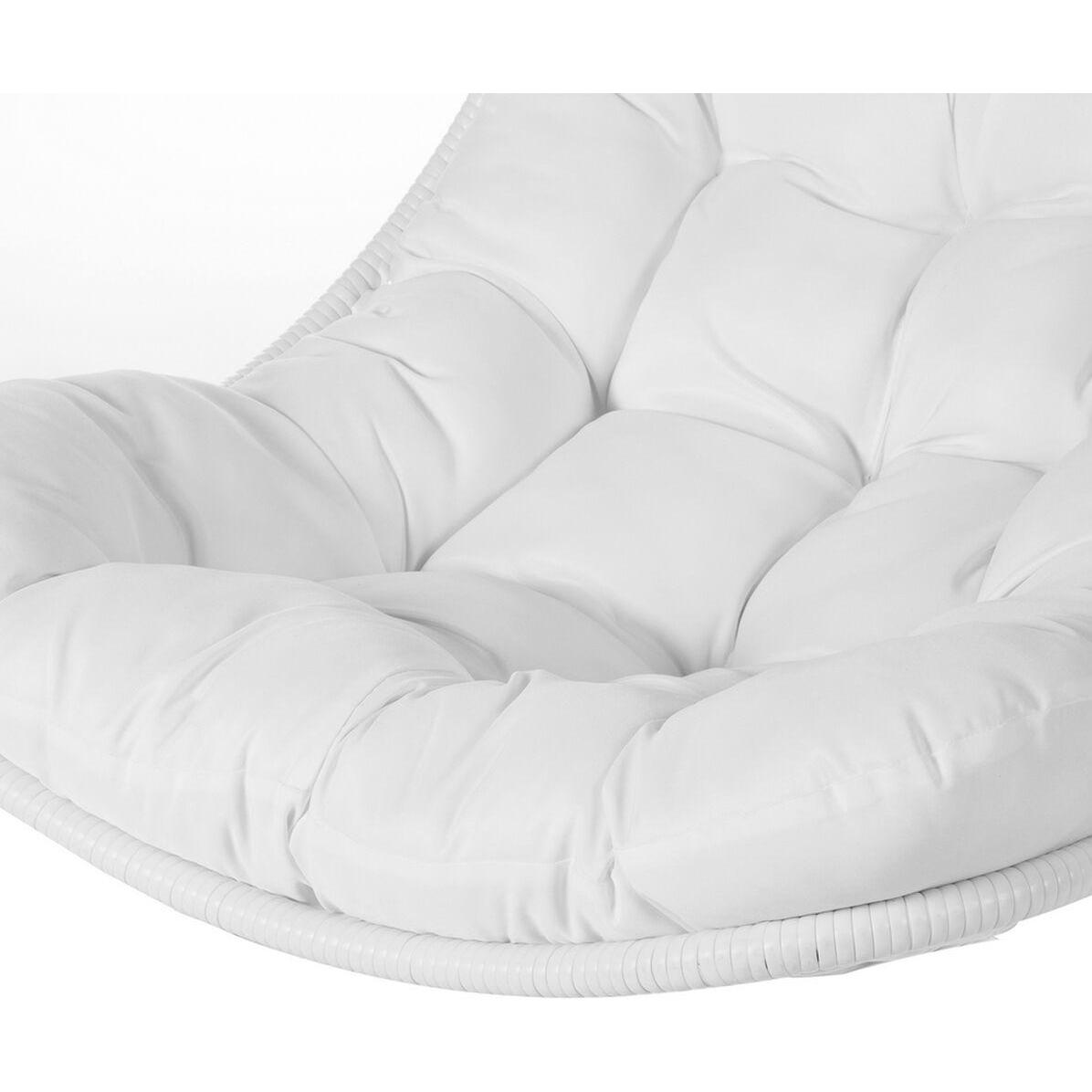 BigBuy, Hängematte, Hängender Gartenstuhl Dido Weiss Rattan 82 x 84 x 132 cm