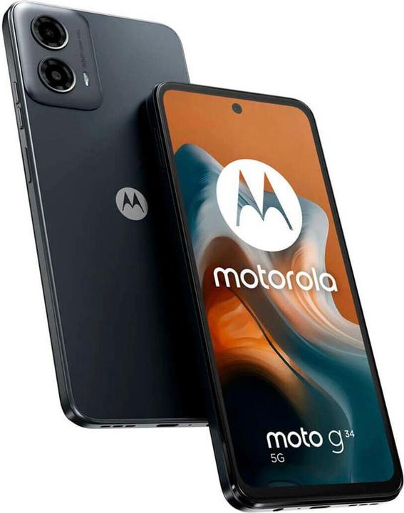 Produktbild Motorola Moto G34 (128 GB, Charcoal Black, 6.50", Dual SIM, 5G)