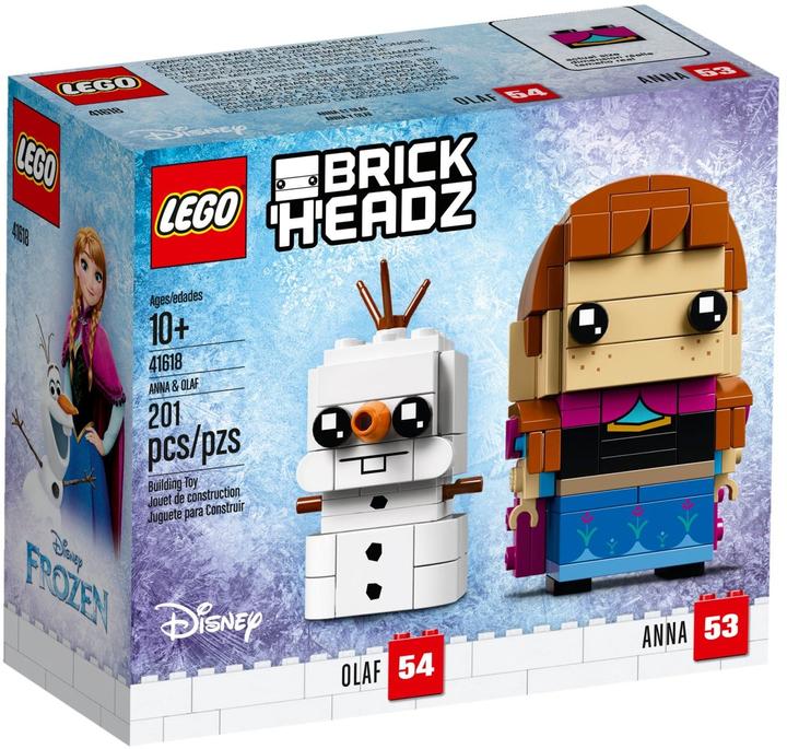 Productafbeelding LEGO Brickheadz Anna & Olaf 41618 (41618, LEGO Brickheadz)